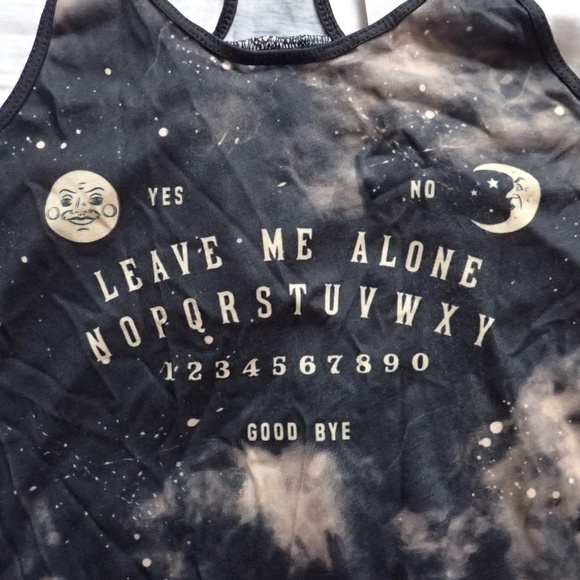❌SOLD❌ Black Matter Ouija Racerback Tank Top S - NWT - Picture 2 of 4